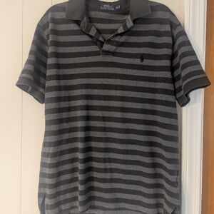 Polo by Ralph Lauren Men's Black Striped Shirt